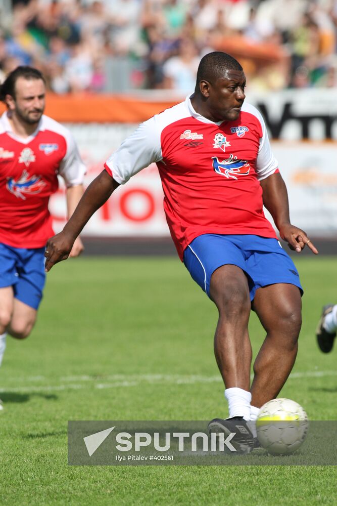 Charity match between Coaches of Russia and Rosich-Starko