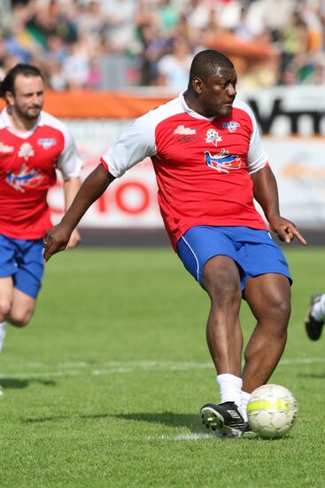 Charity match between Coaches of Russia and Rosich-Starko