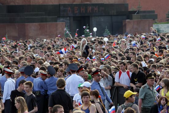 Concert on Moscow’s Red Square on Day of Russia