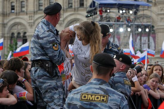 Concert on Moscow’s Red Square on Day of Russia