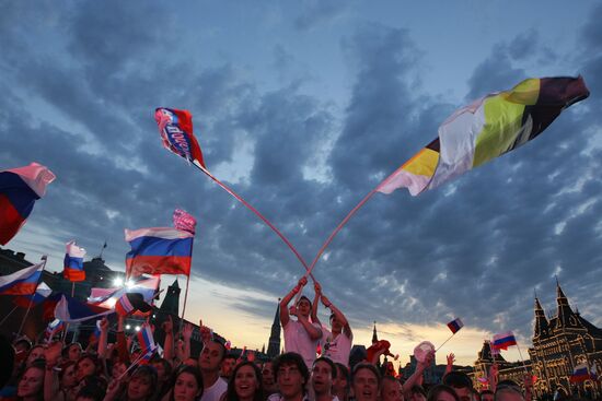 Concert on Moscow’s Red Square on Day of Russia
