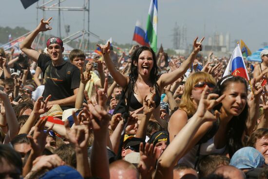Festival "Rock over Volga" in Samara Region