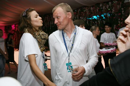 Agniya Ditkovskite and Alexei Serebryakov