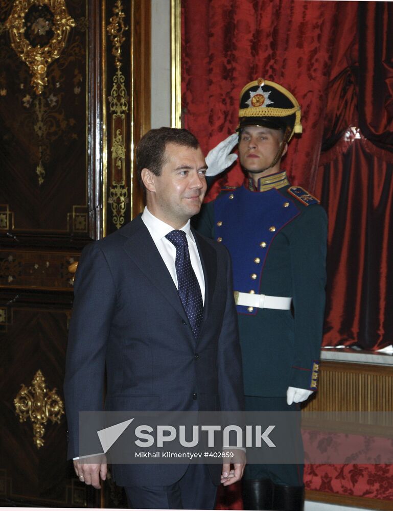 Dmitry Medvedev and Nursultan Nazarbayev meet in Moscow