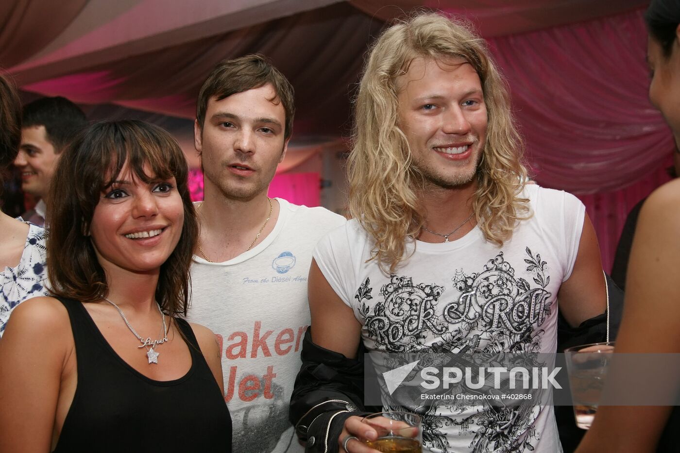 Masha Tsigal, Alexei Chadov and Gleb Matveichuk