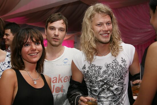 Masha Tsigal, Alexei Chadov and Gleb Matveichuk