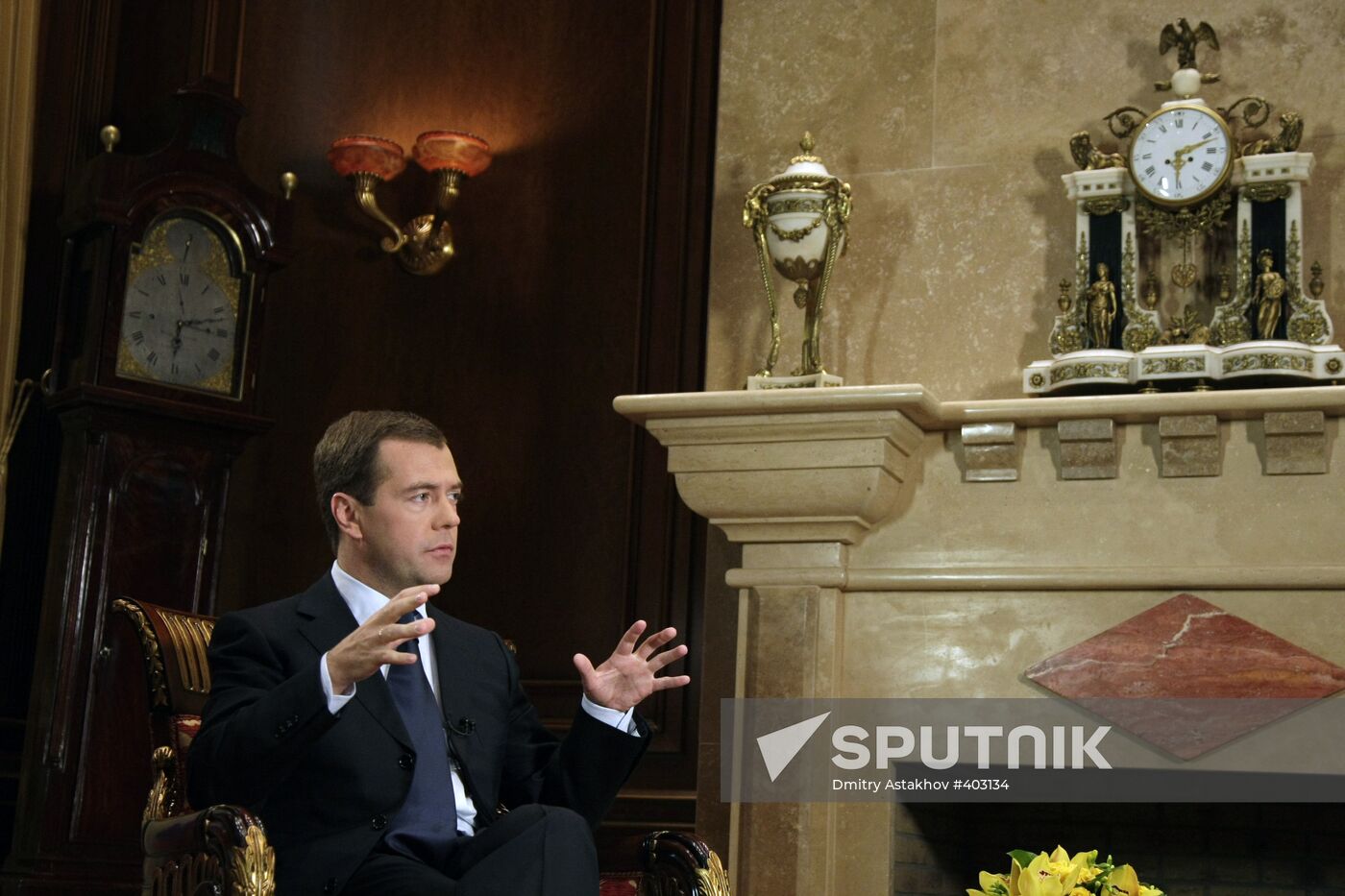 Dmitry Medvedev interviewed by Chinese Central Television