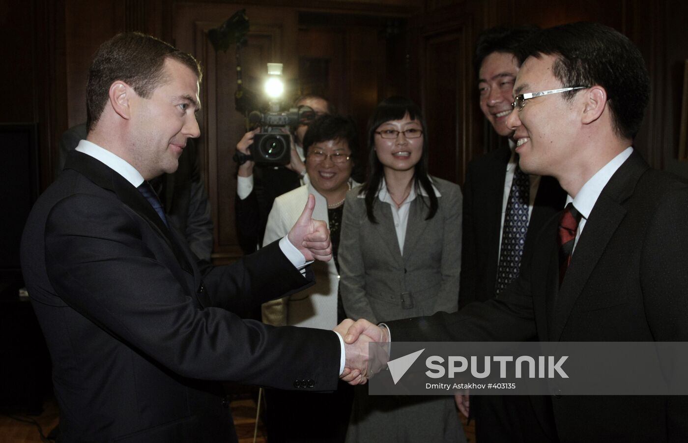 Dmitry Medvedev interviewed by Chinese Central Television