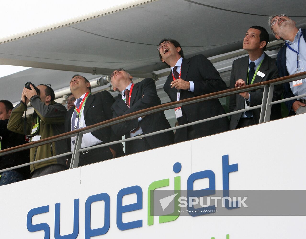 Sukhoi Superjet 100 at Le Bourget Air Show