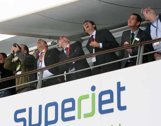 Sukhoi Superjet 100 at Le Bourget Air Show