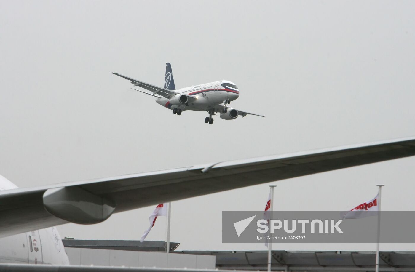 Sukhoi Superjet 100 at Le Bourget Air Show