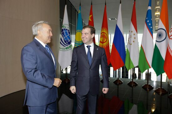 SCO summit in Yekaterinburg. Second day