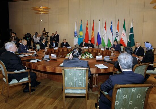 SCO summit in Yekaterinburg, day two
