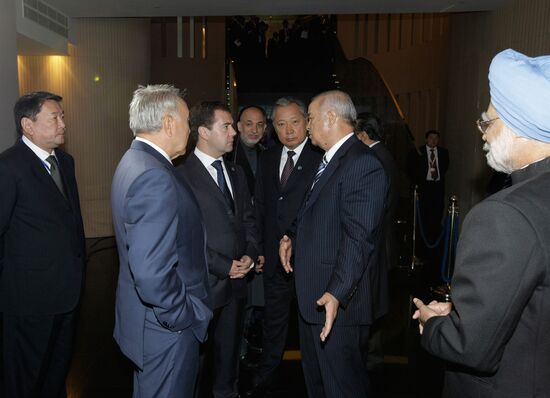 SCO summit in Yekaterinburg, day two