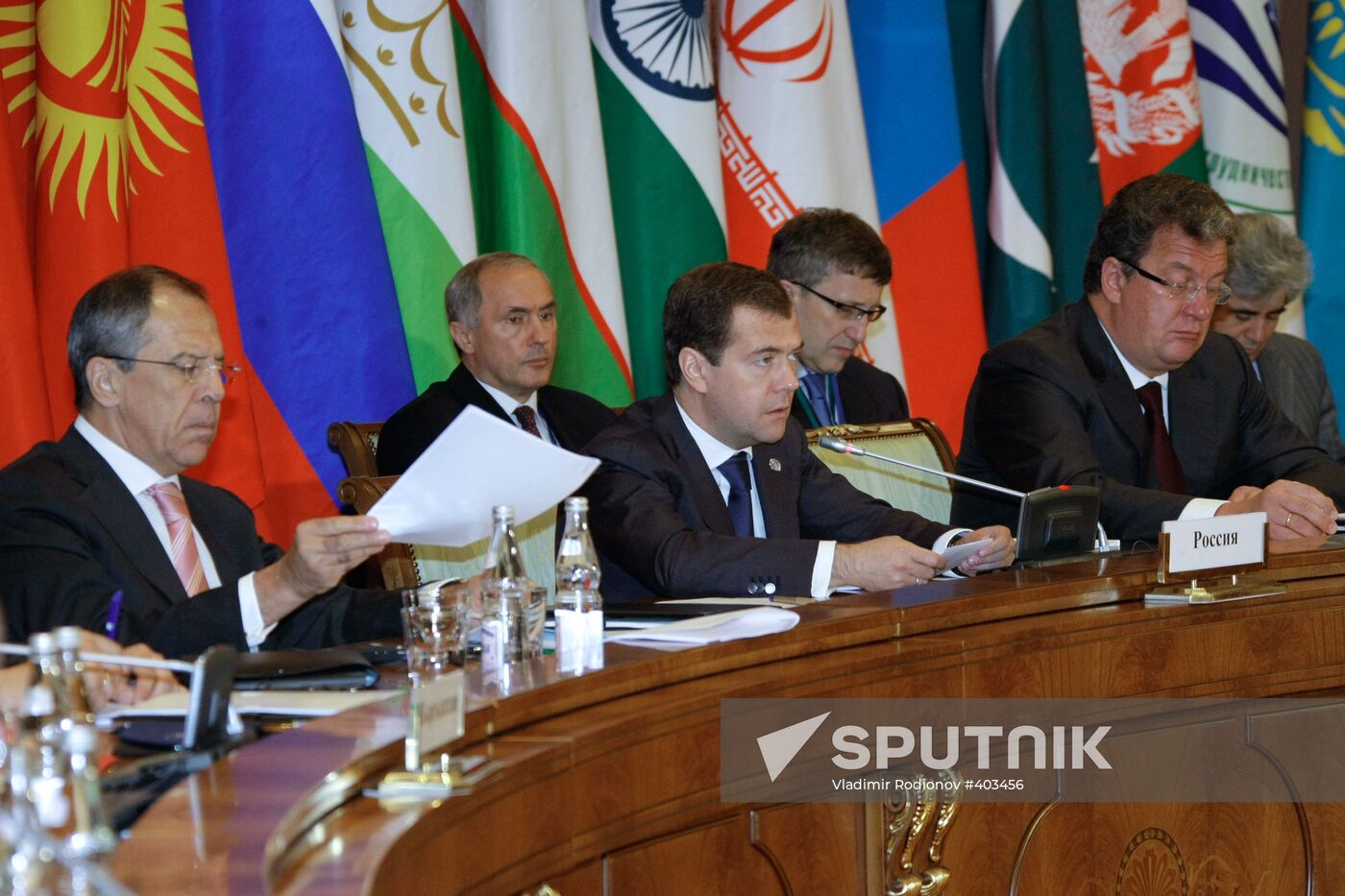 SCO summit in Yekaterinburg, day two