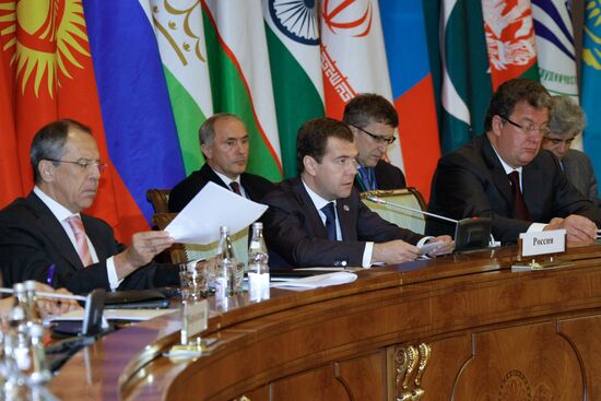 SCO summit in Yekaterinburg, day two