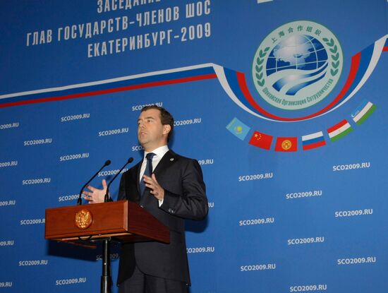 SCO summit in Yekaterinburg, day two