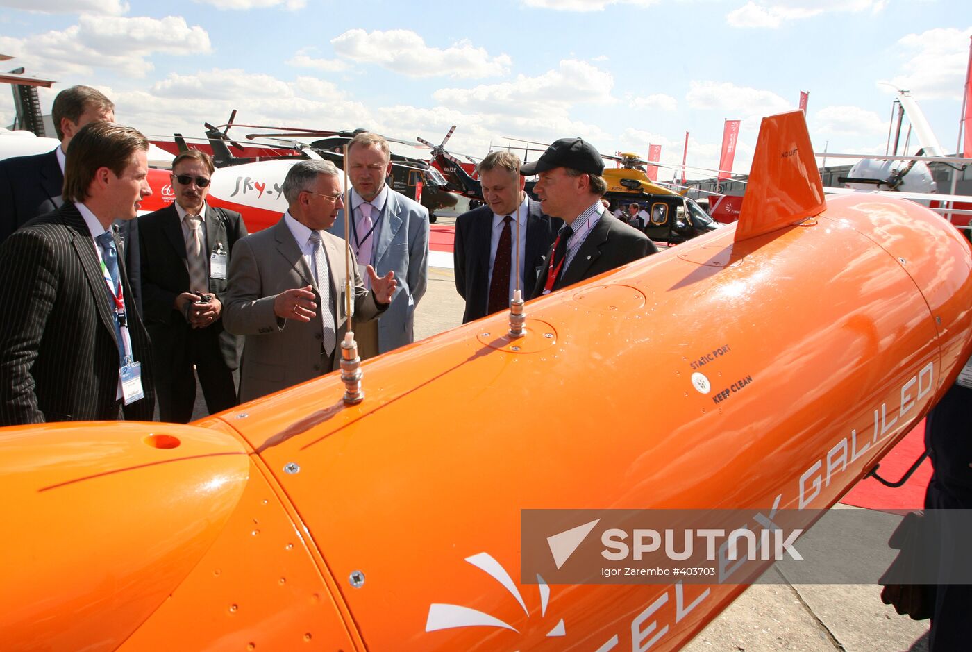 Nikolai Makarov visits Le Bourget