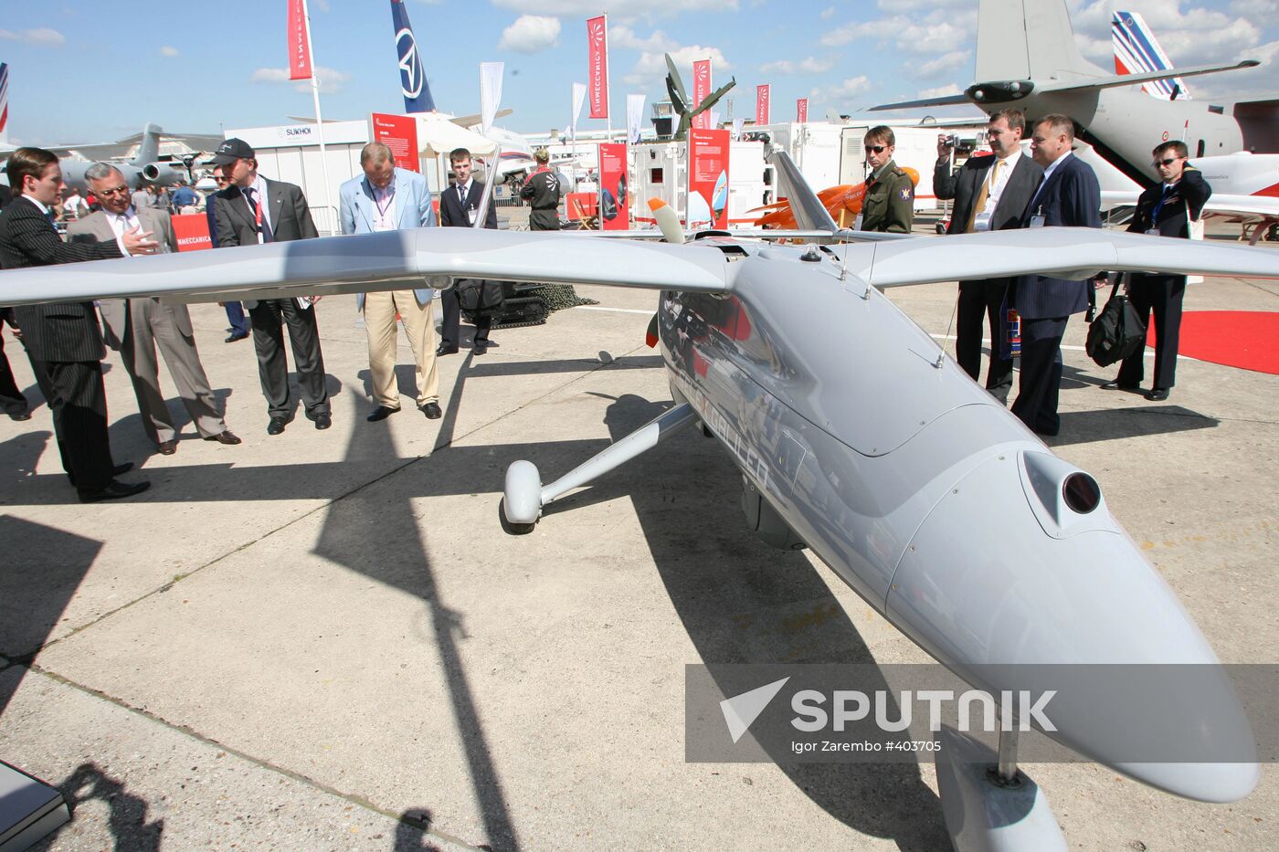 Nikolai Makarov visits Le Bourget