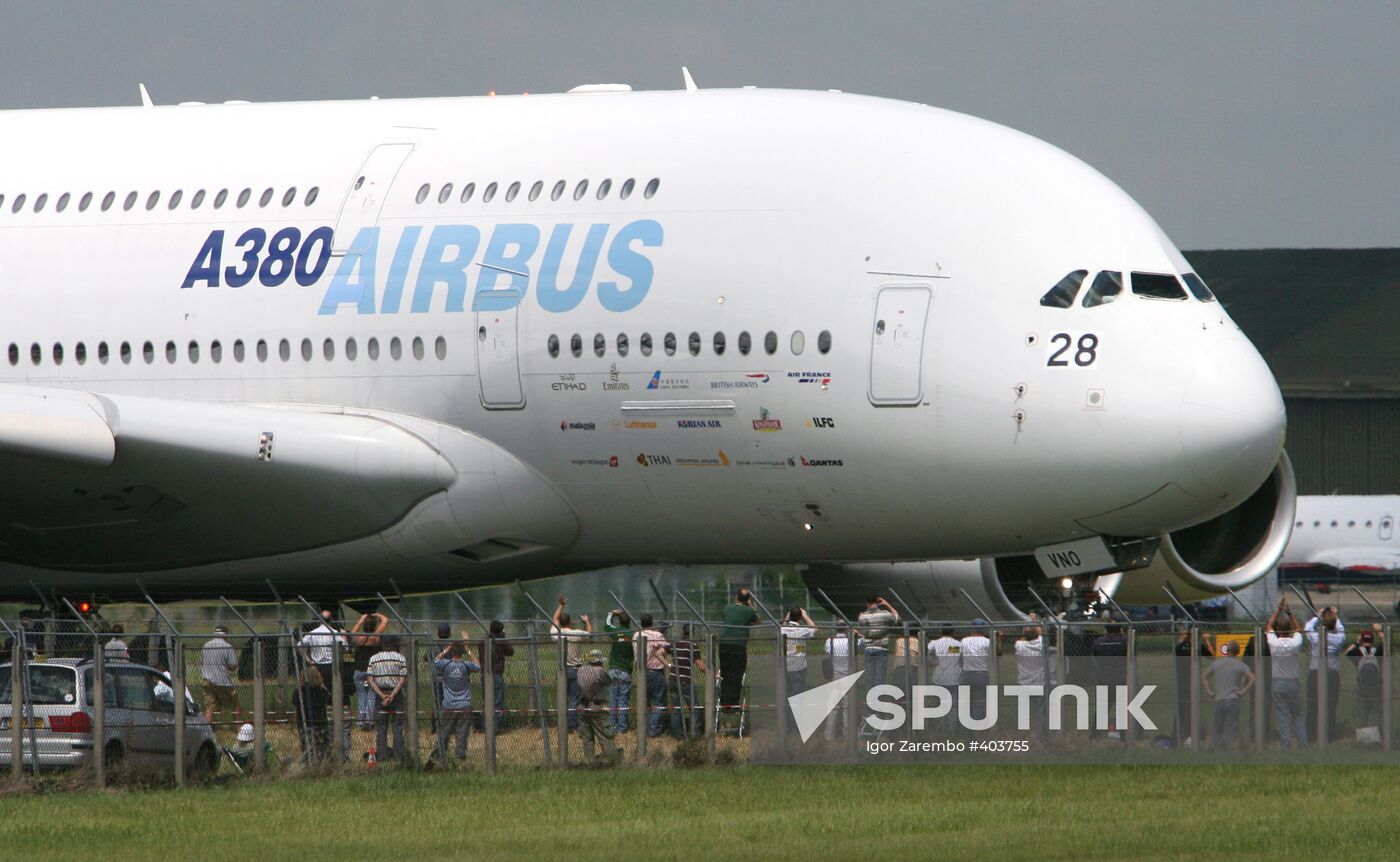 The 48th Paris Air Show at Le Bourget airport