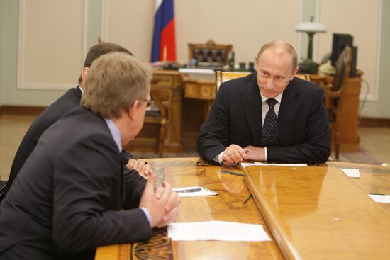 Vladimir Putin. Meeting. Novo-Ogaryovo