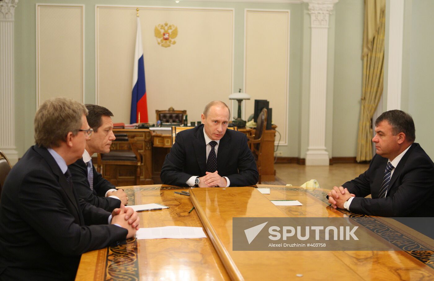 Vladimir Putin. Meeting. Novo-Ogaryovo