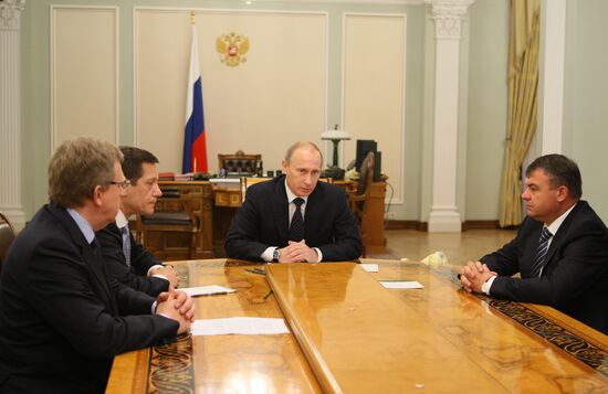 Vladimir Putin. Meeting. Novo-Ogaryovo