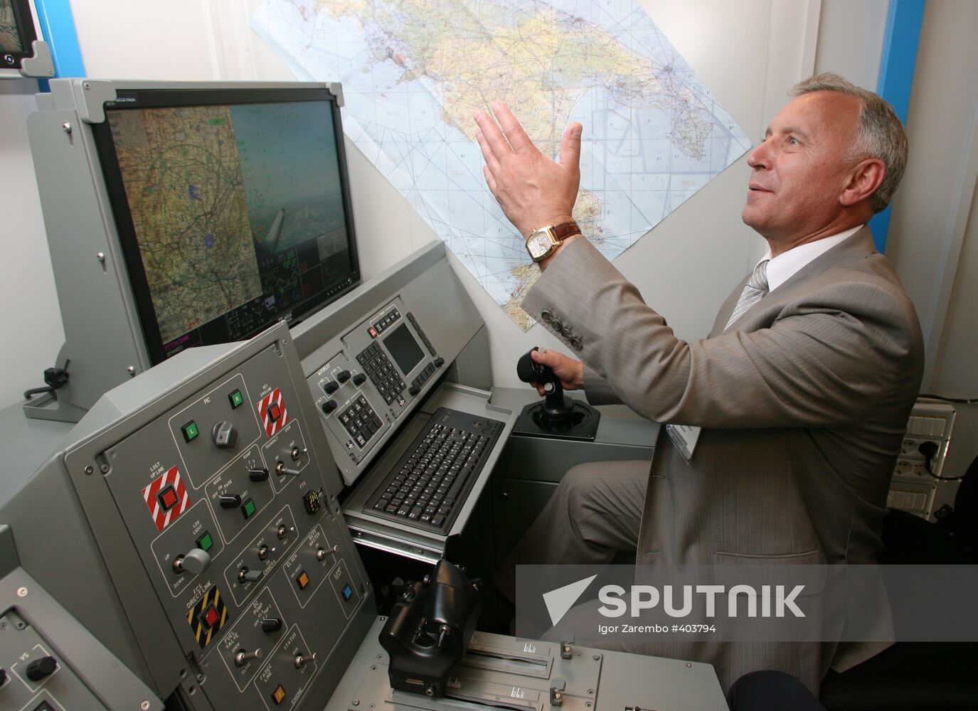 Nikolai Makarov visits Le Burget