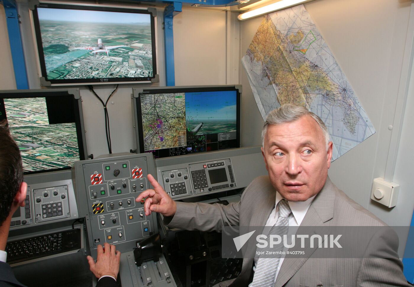 Nikolai Makarov visits Le Burget