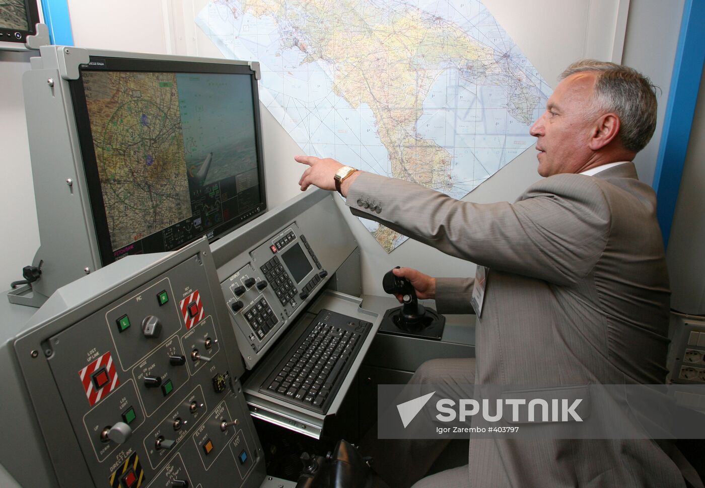 Nikolai Makarov visits Le Burget