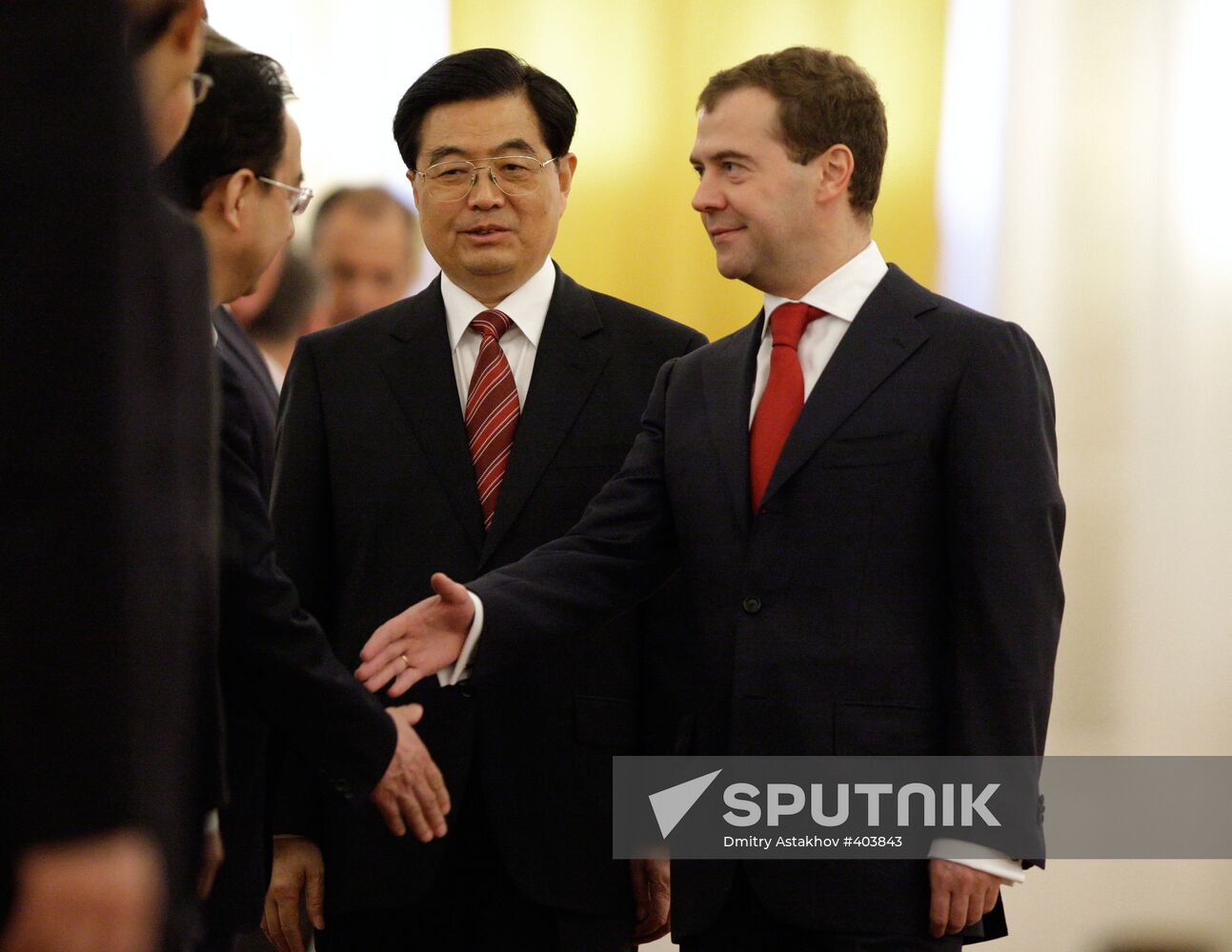 Chinese President Hu Jintao visits Russia
