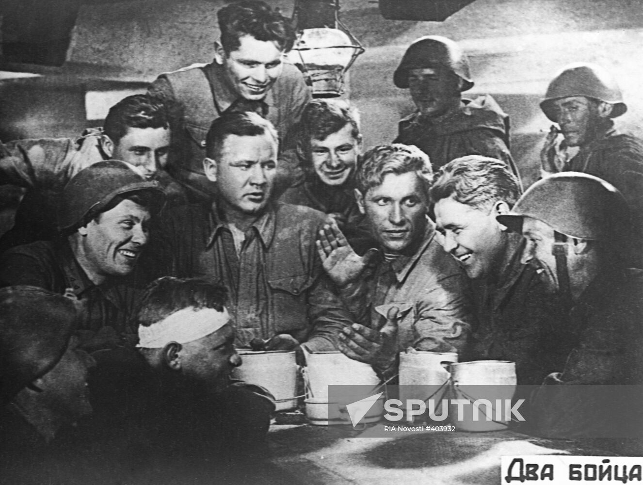 Still from the film "Two Soldiers"