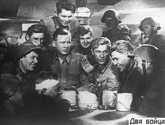 Still from the film "Two Soldiers"