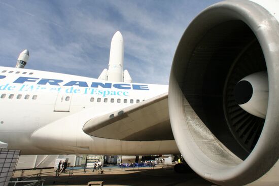 Air France Boeing 747 exhibited at Paris Air Show