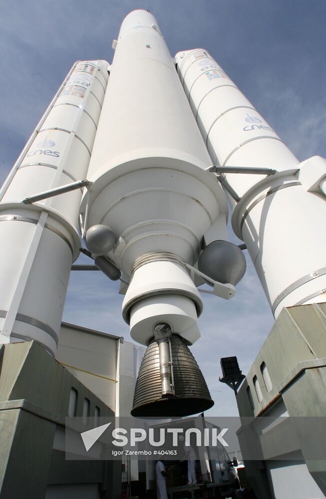 European Space Agency exhibit pavilion at Paris Air Show