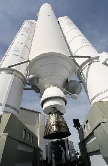 European Space Agency exhibit pavilion at Paris Air Show