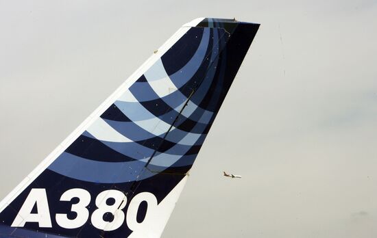 Airbus A380 exhibited at 48th Paris Air Show