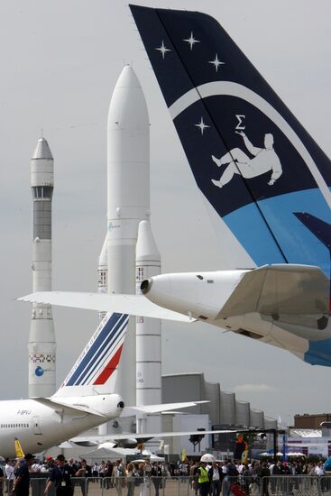 48th Paris Air Show at Le Bourget airport in France