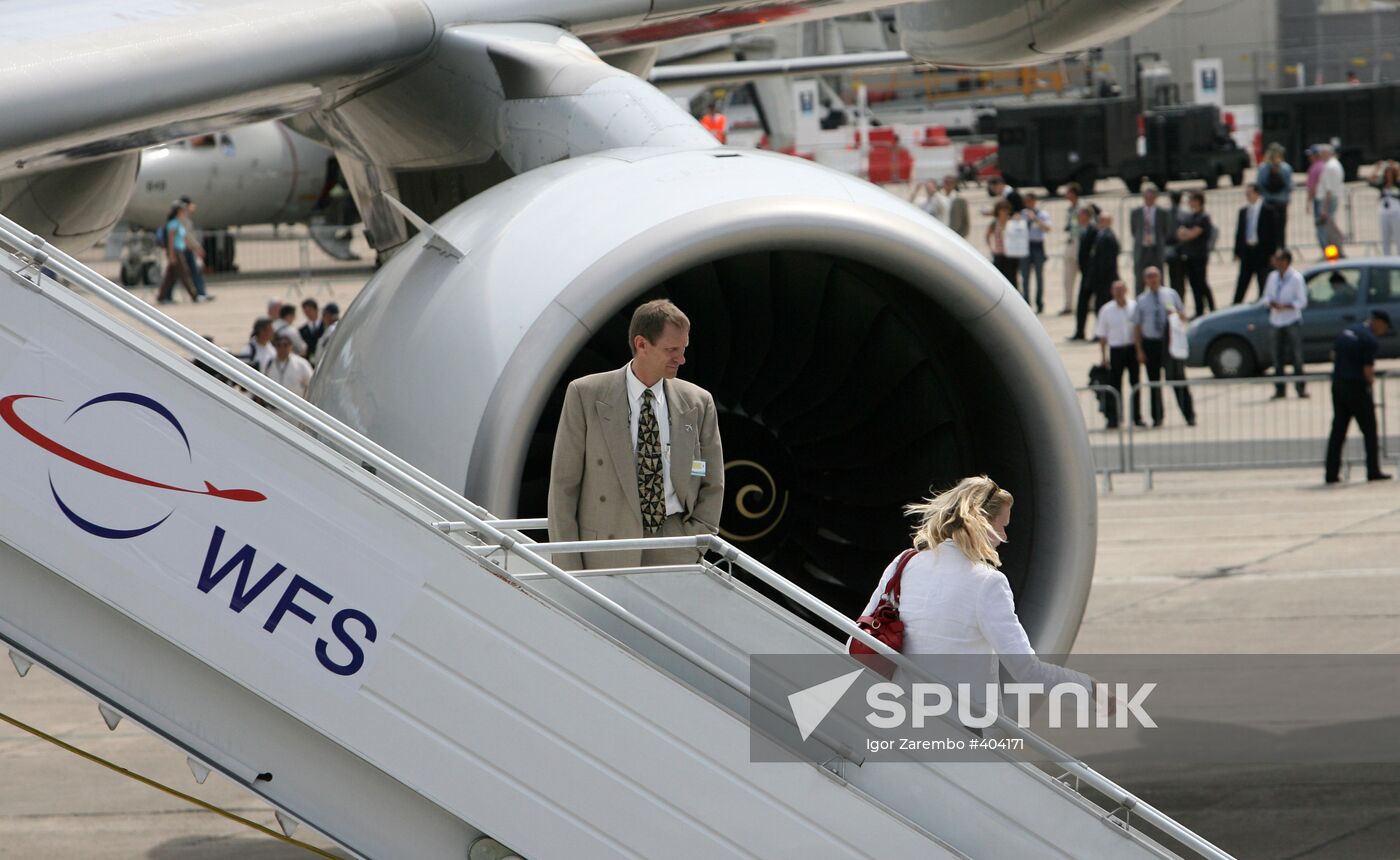 Airbus A380 exhibited at 48th Paris Air Show