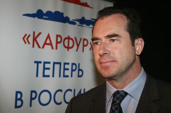 Thierry Garnier attends press conference