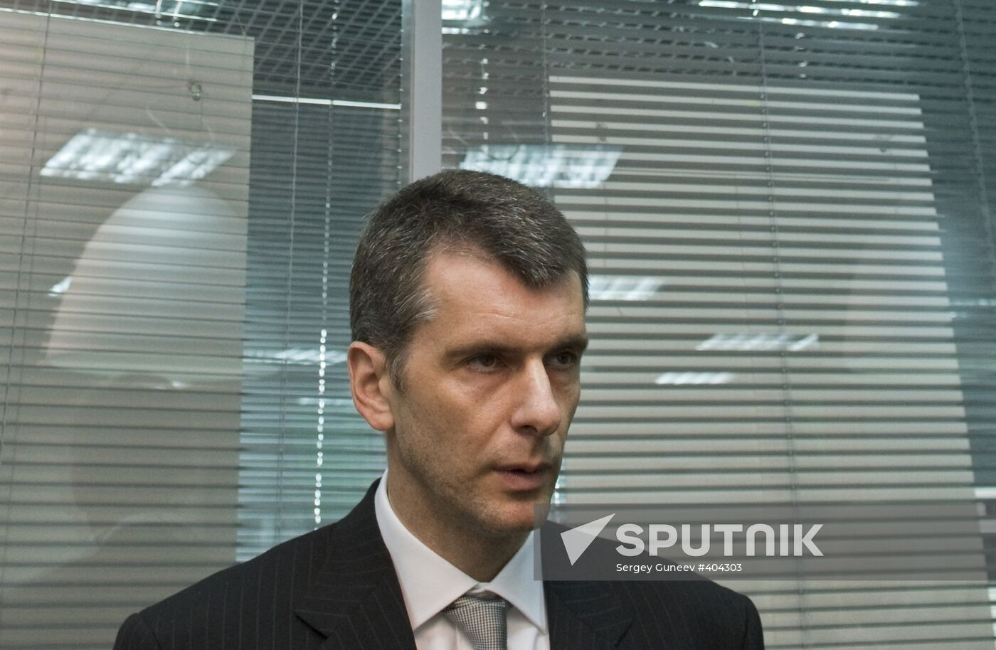 ONEXIM group president Mikhail Prokhorov