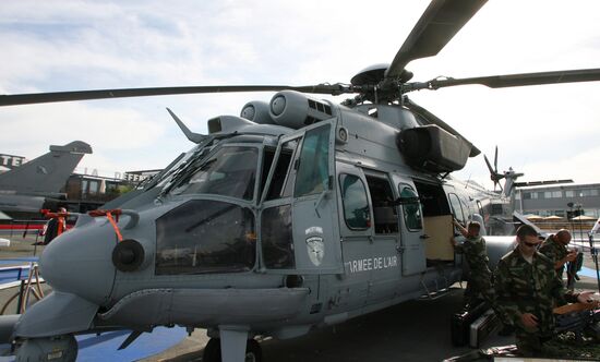 Caracal helicopter exhibited at 48th Paris Air Show