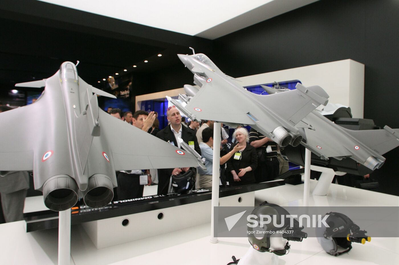 Thales Group exhibition display at Paris Air Show