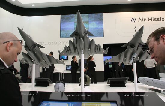Thales Group exhibition display at Paris Air Show