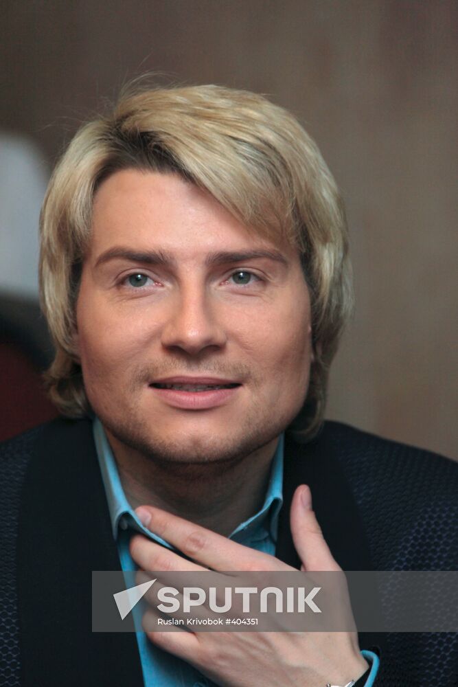 Nikolai Baskov attends press conference