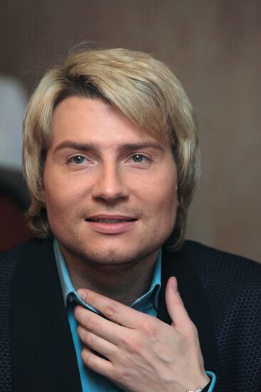 Nikolai Baskov attends press conference