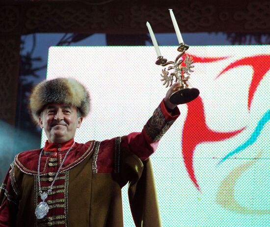 Yury Bobryshev at Hansa Days in Novgorod opening ceremony