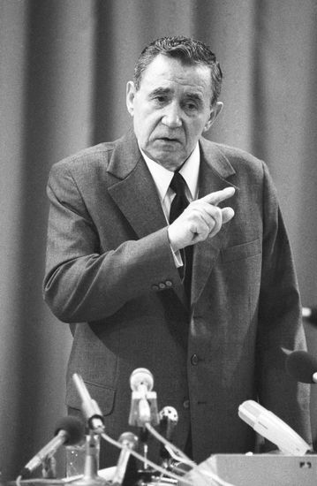 USSR Foreign Minister Andrei Gromyko
