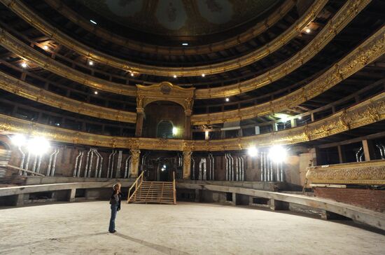Restoration of Bolshoi Theater's interior resumed