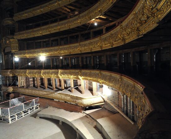 Restoration of Bolshoi Theater's interior resumed